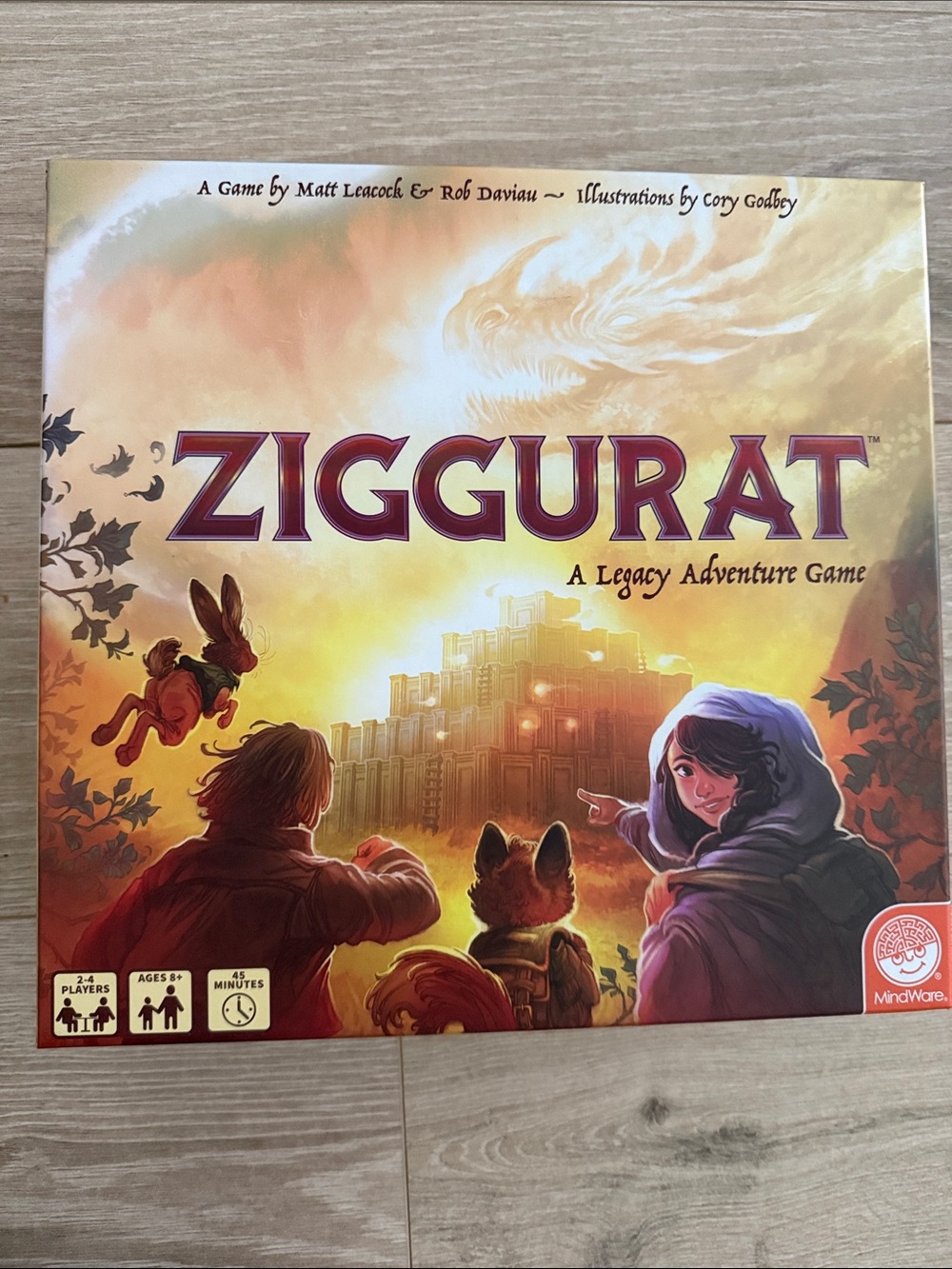 Ziggurat Legacy Adventure Game - Gold and Orange Artwork